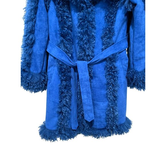 Ow Collection $550 Revolve Aspen Mountain Blue Coat Sz Small NWT Jacket - Picture 7 of 12